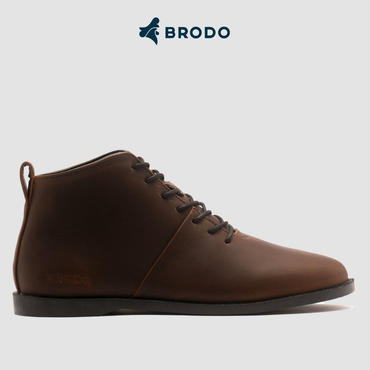 BRODO - Sepatu Signore Dark Choco BS EL