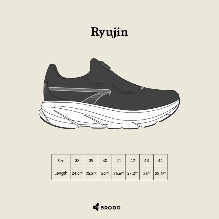 BRODO - Sneakers Ryujin Jade Black