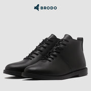 BRODO - Sepatu Signore Manggala Full Black