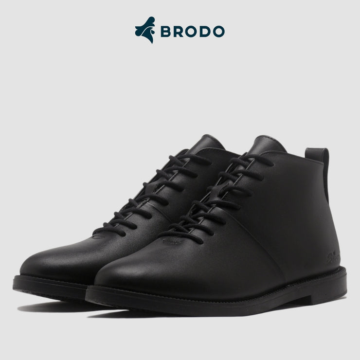 BRODO - Sepatu Signore Manggala Full Black