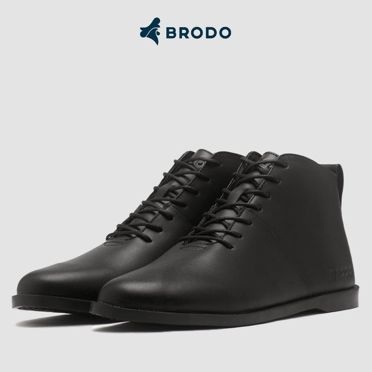 BRODO - Sepatu Signore Full Black EL