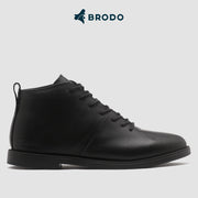 BRODO - Sepatu Signore Manggala Full Black