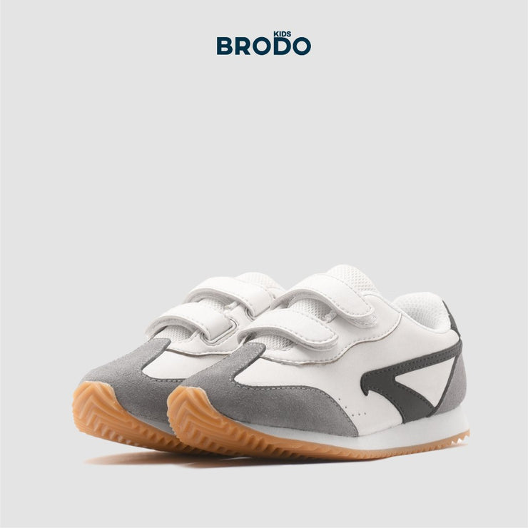 BRODO - Sepatu Anak Corte Junior Jog Black Ivory GS