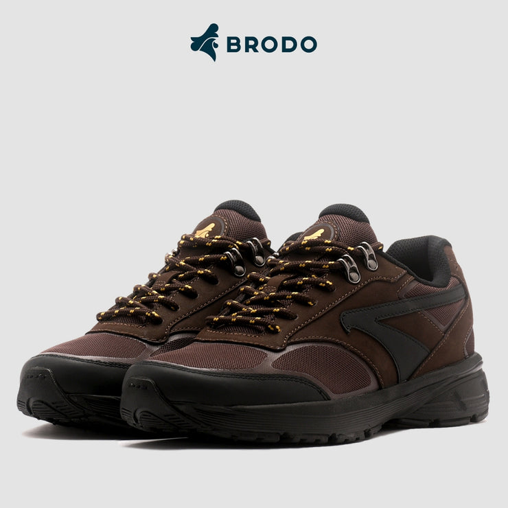 BRODO - Sneakers Ace Nova Venture Dark Brown