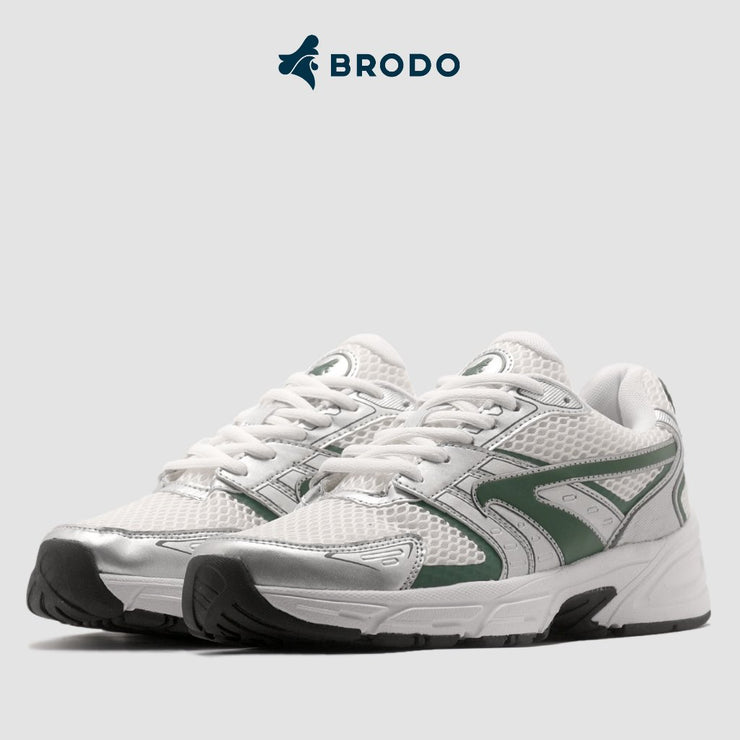 BRODO - Sneakers Ace Neptune Silver Green WS