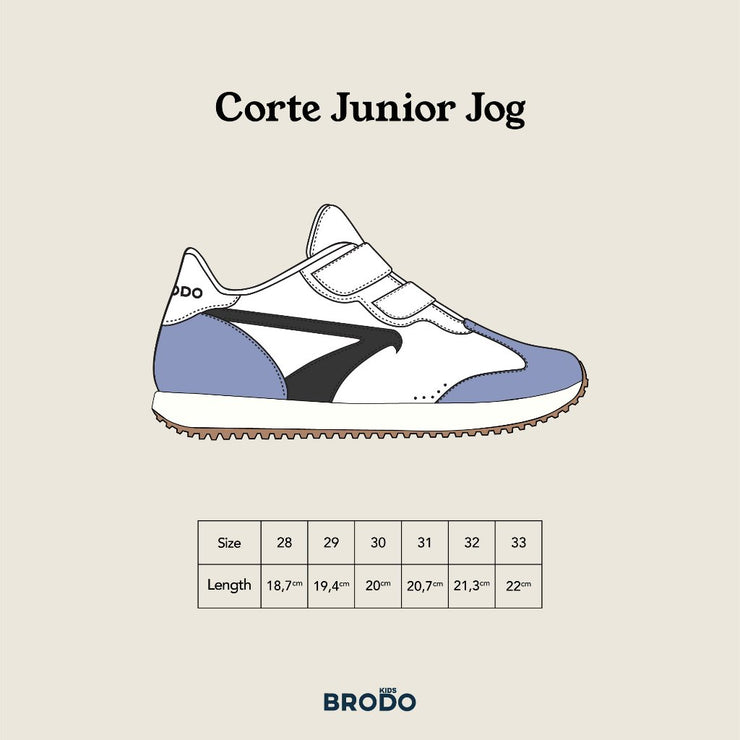 BRODO - Sepatu Anak Corte Junior Jog Radiant Blue GS