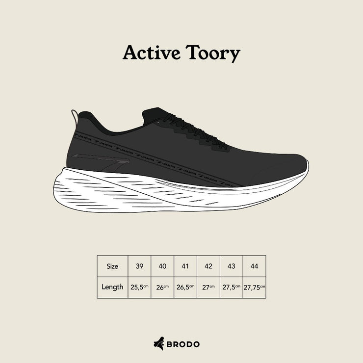 BRODO - Sneakers Active Toory Black WS