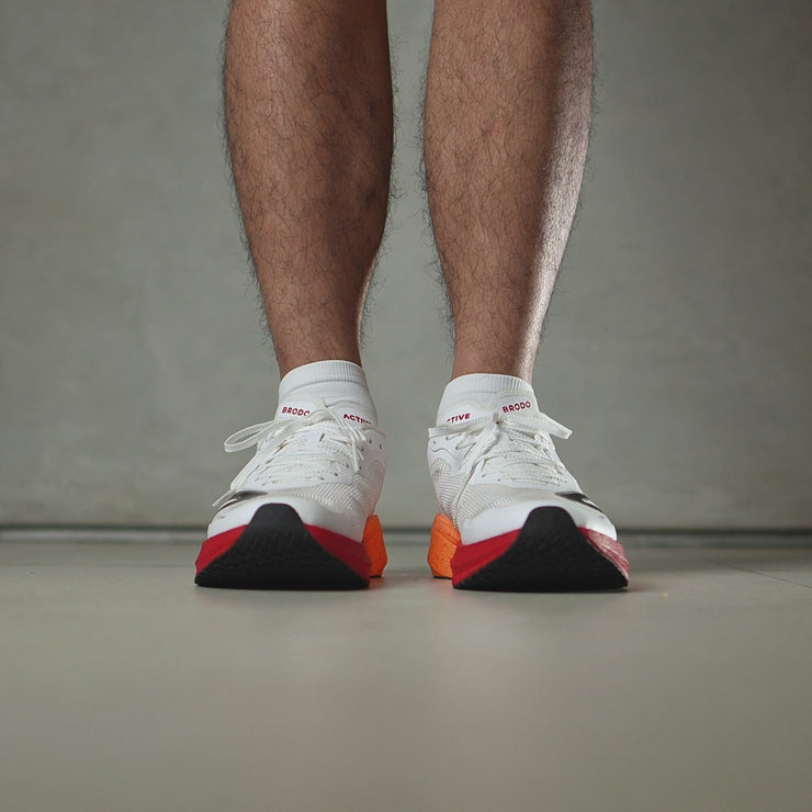 BRODO - Running Shoes Active Krakatau 2.0 White Lava Red