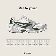 BRODO - Sneakers Ace Neptune Silver Green WS