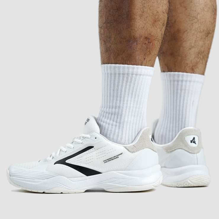 BRODO - Active Stance Tennis White Black