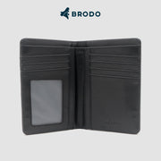 BRODO - Topport Genuine Leather Wallet Black