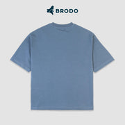 BRODO - Vita Oversized Tees Steel Blue