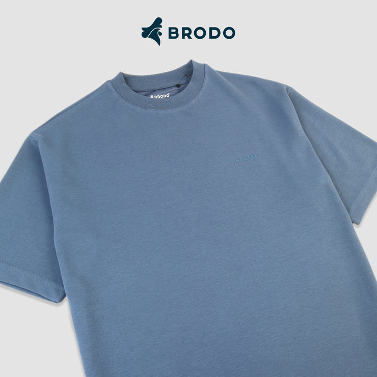 BRODO - Vita Oversized Tees Steel Blue