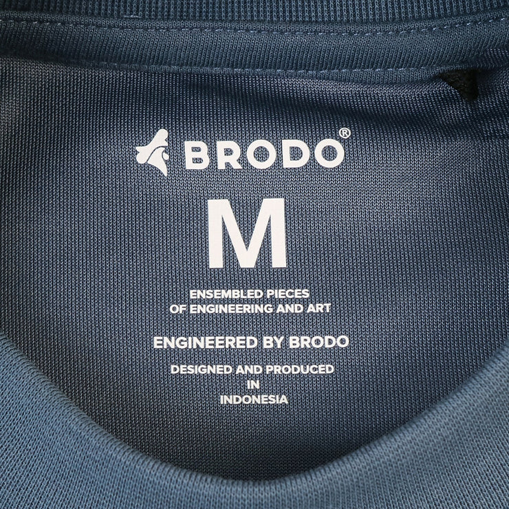 BRODO - Vita Oversized Tees Steel Blue