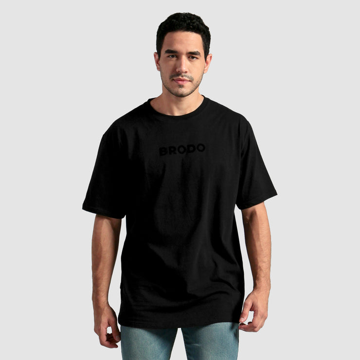 Brodo Flock Tees Black