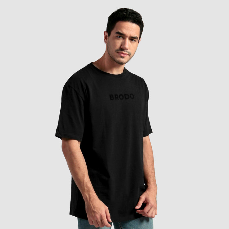 Brodo Flock Tees Black