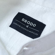 Broshirt Stand Collar Short Off White