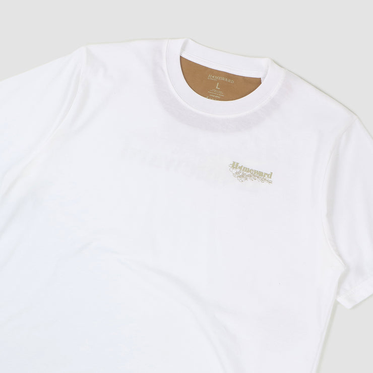 Homeward Flower Tees Off White