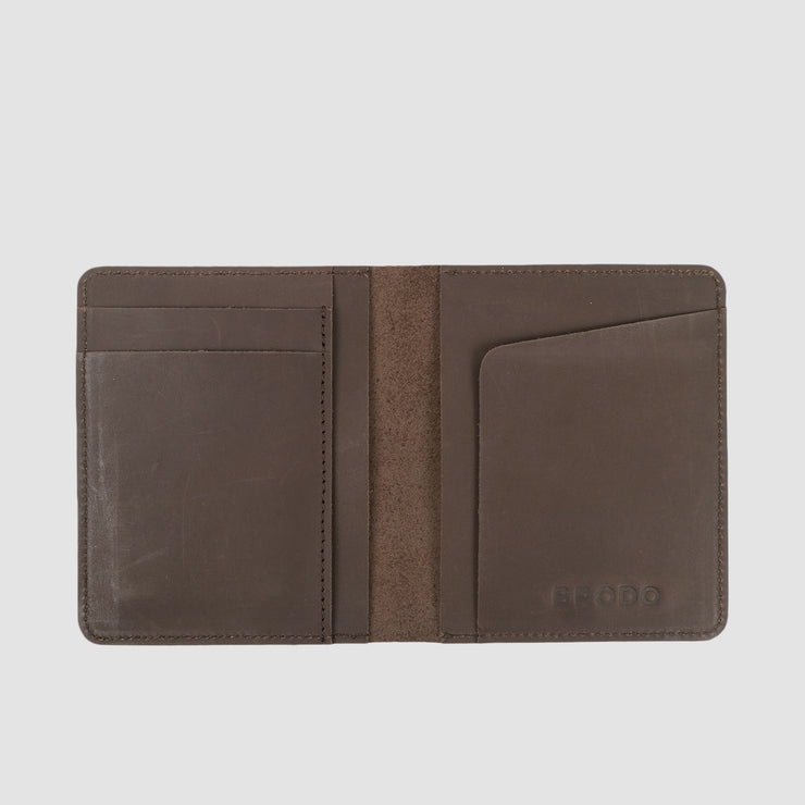 Serrie Leather Wallet Dark Choco