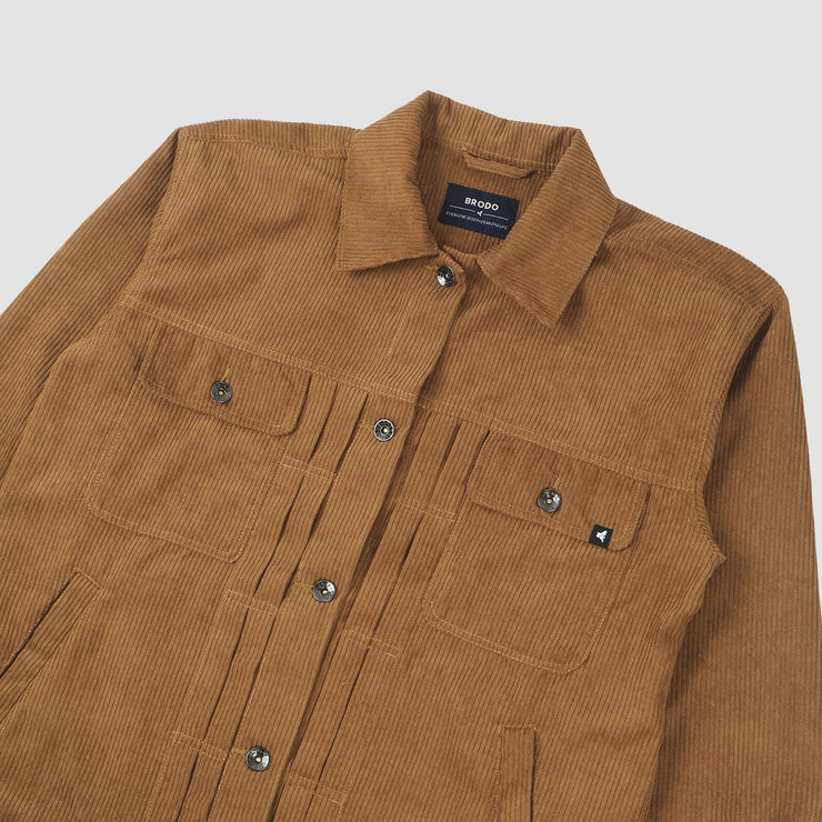 Brodo Trucker Jacket Corduroy Camel